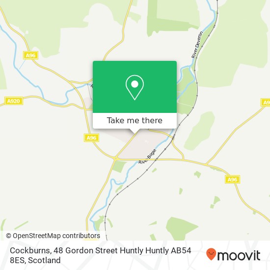 Cockburns, 48 Gordon Street Huntly Huntly AB54 8ES map