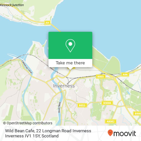 Wild Bean Cafe, 22 Longman Road Inverness Inverness IV1 1SY map