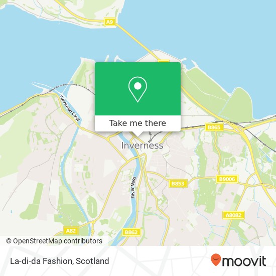 La-di-da Fashion, 94 Academy Street Inverness Inverness IV1 1 map