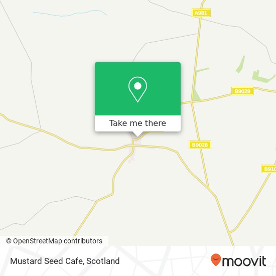 Mustard Seed Cafe, 1 Fordyce Terrace New Deer Turriff AB53 6 map