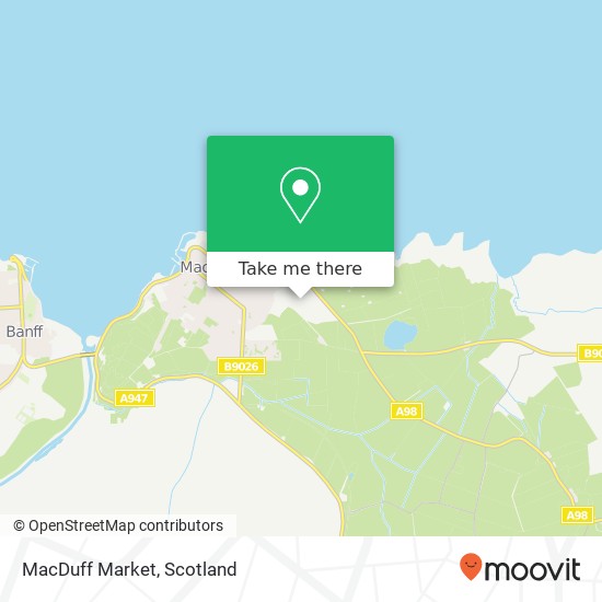 MacDuff Market, MacDuff MacDuff AB44 1 map