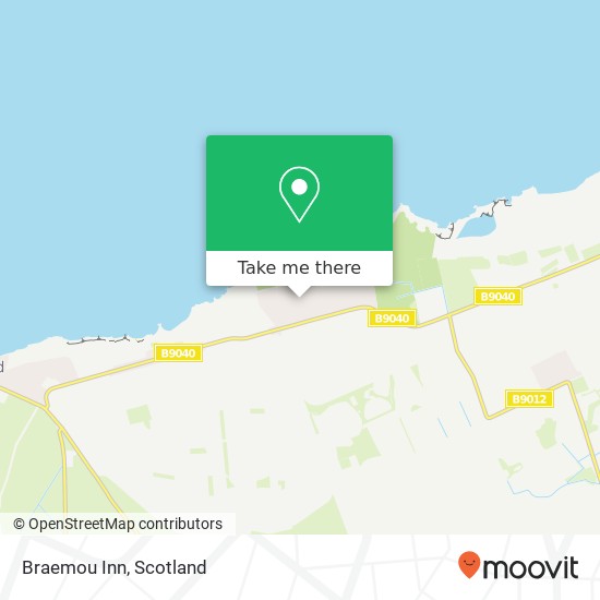 Braemou Inn map