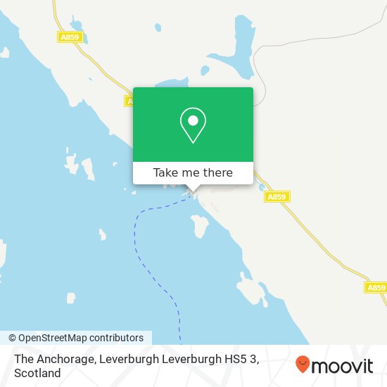 The Anchorage, Leverburgh Leverburgh HS5 3 map