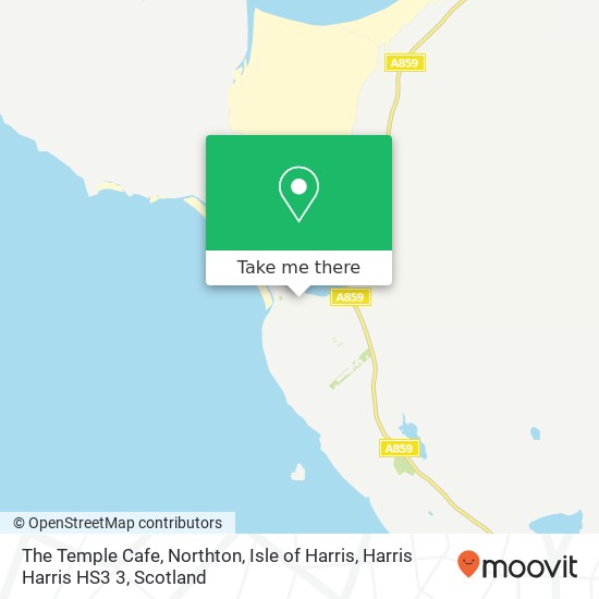 The Temple Cafe, Northton, Isle of Harris, Harris Harris HS3 3 map