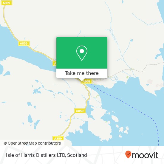 Isle of Harris Distillers LTD map