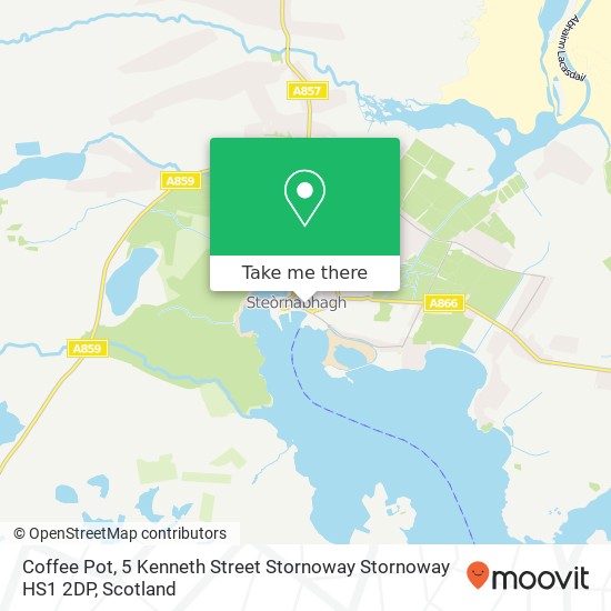 Coffee Pot, 5 Kenneth Street Stornoway Stornoway HS1 2DP map