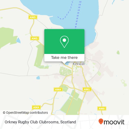 Orkney Rugby Club Clubrooms, Pickaquoy Road Kirkwall Kirkwall KW15 1 map
