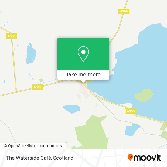 The Waterside Café map