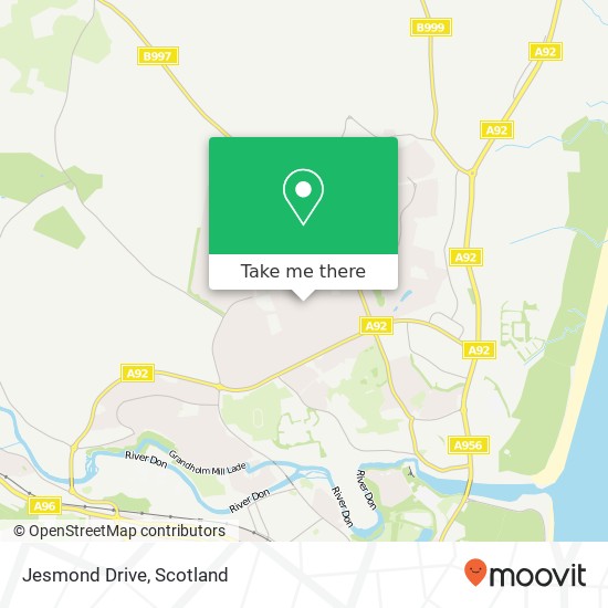 Jesmond Drive map
