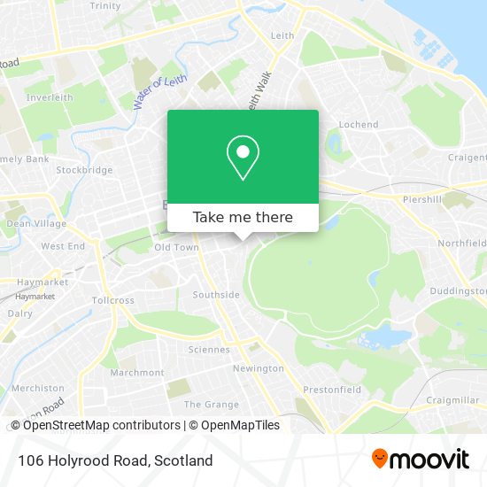 106 Holyrood Road map