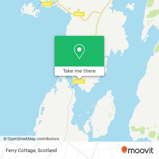 Ferry Cottage map