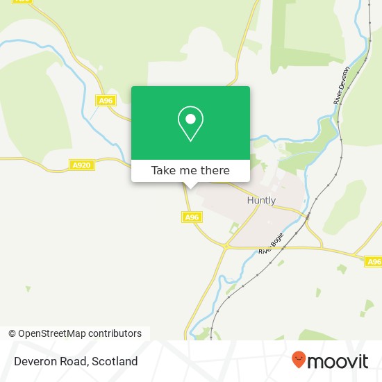 Deveron Road map