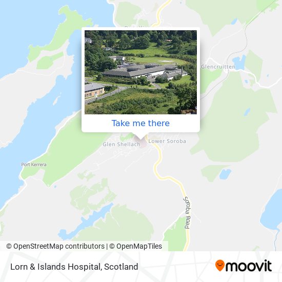 Lorn & Islands Hospital map