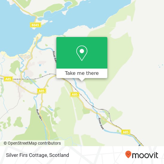Silver Firs Cottage map