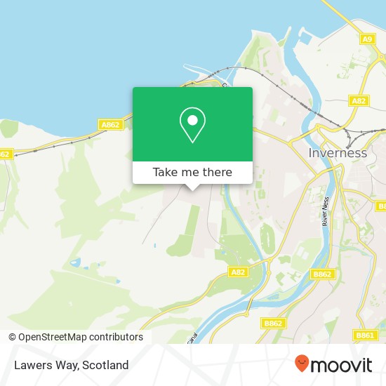 Lawers Way map