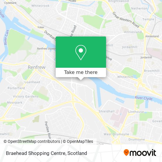 Braehead Shopping Centre map