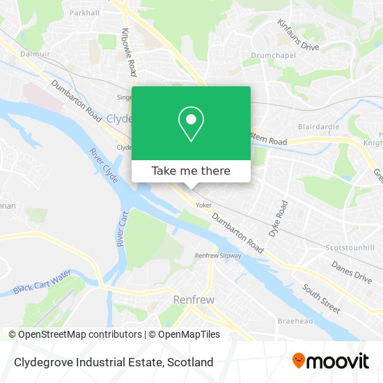 Clydegrove Industrial Estate map