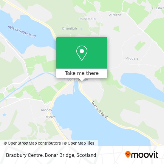 Bradbury Centre, Bonar Bridge map