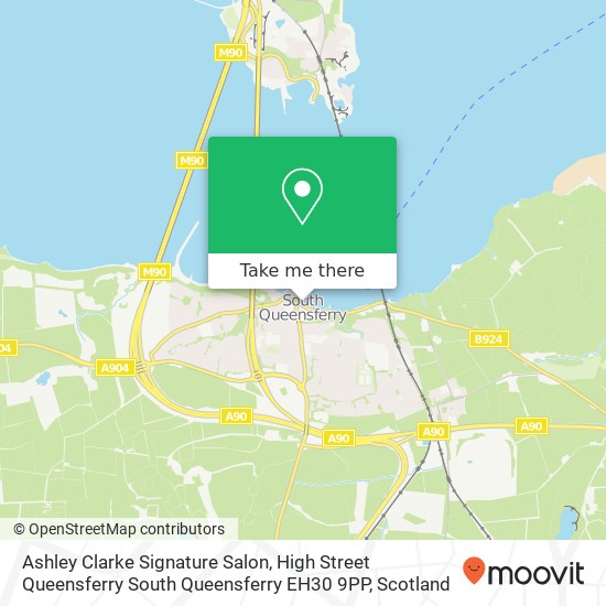 Ashley Clarke Signature Salon, High Street Queensferry South Queensferry EH30 9PP map