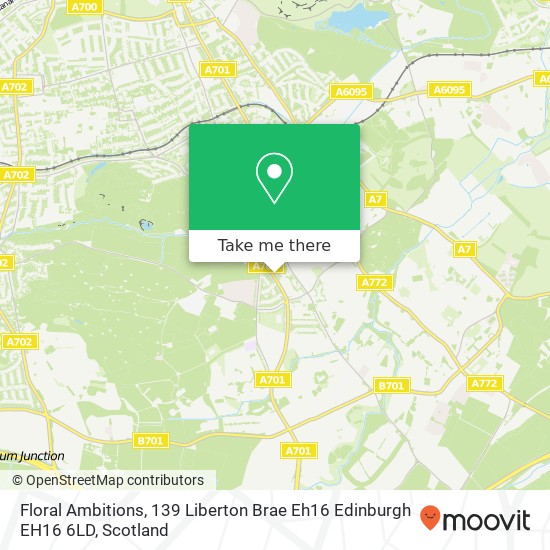 Floral Ambitions, 139 Liberton Brae Eh16 Edinburgh EH16 6LD map