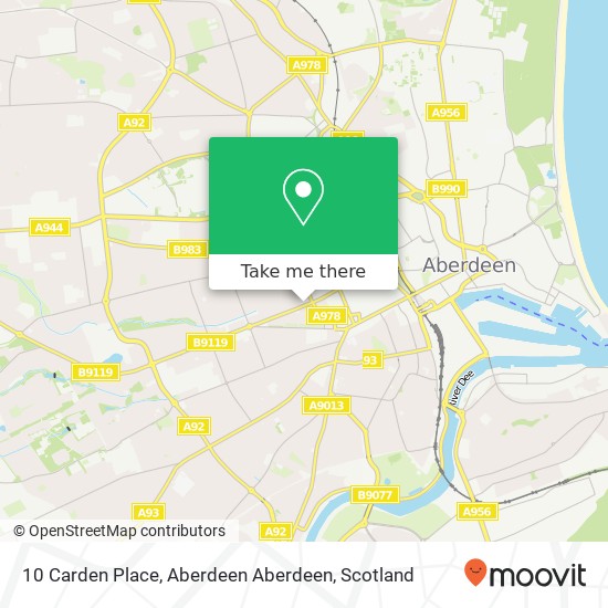 10 Carden Place, Aberdeen Aberdeen map