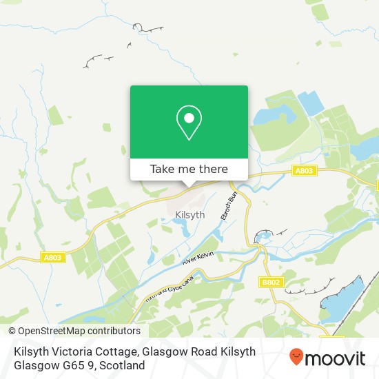 Kilsyth Victoria Cottage, Glasgow Road Kilsyth Glasgow G65 9 map