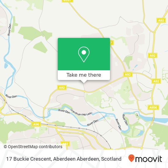 17 Buckie Crescent, Aberdeen Aberdeen map