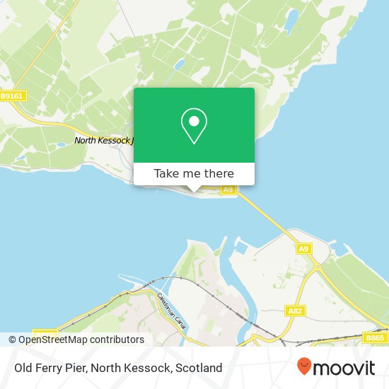 Old Ferry Pier, North Kessock map