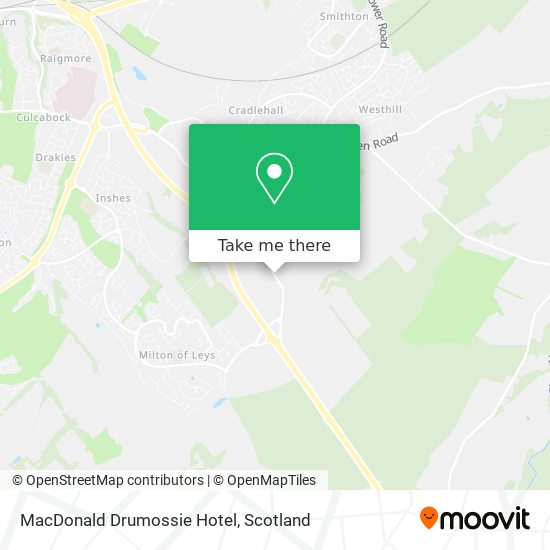 MacDonald Drumossie Hotel map