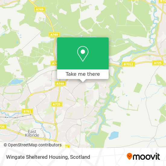 Wingate Sheltered Housing map