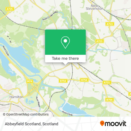 Abbeyfield Scotland map