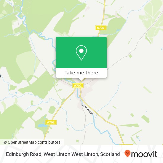 Edinburgh Road, West Linton West Linton map