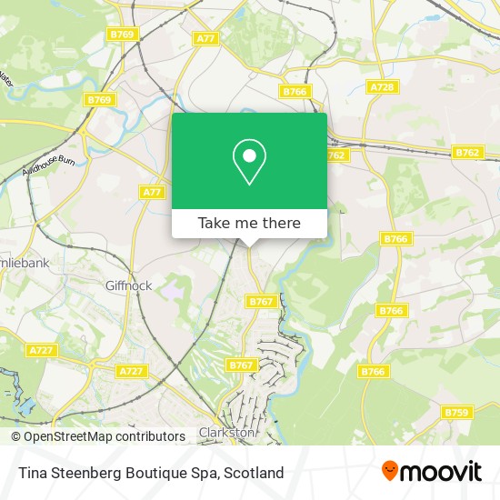 Tina Steenberg Boutique Spa map