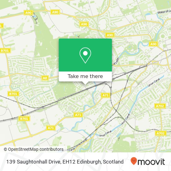 139 Saughtonhall Drive, EH12 Edinburgh map