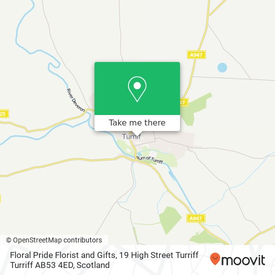 Floral Pride Florist and Gifts, 19 High Street Turriff Turriff AB53 4ED map
