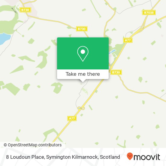 8 Loudoun Place, Symington Kilmarnock map