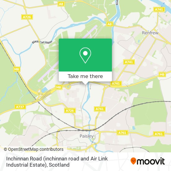 Inchinnan Road (inchinnan road and Air Link Industrial Estate) map
