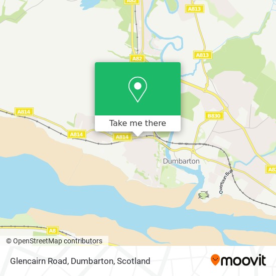 Glencairn Road, Dumbarton map