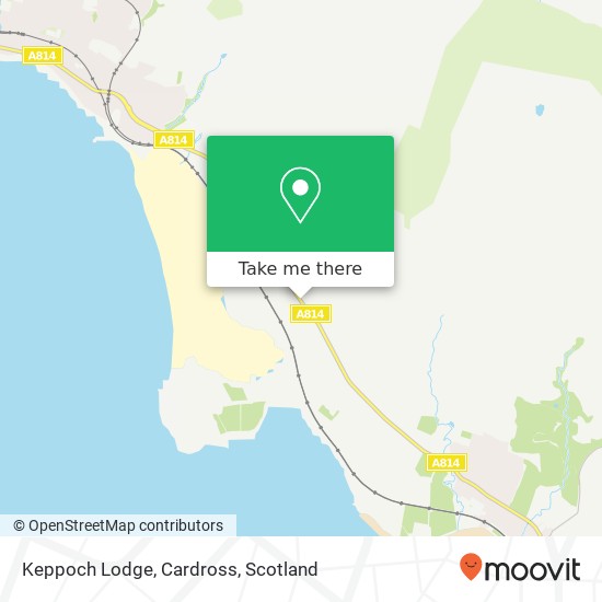 Keppoch Lodge, Cardross map