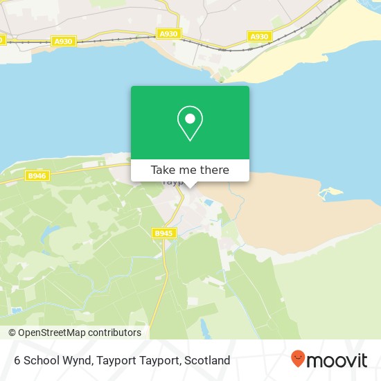 6 School Wynd, Tayport Tayport map