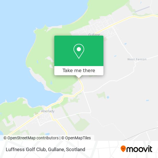 Luffness Golf Club, Gullane map