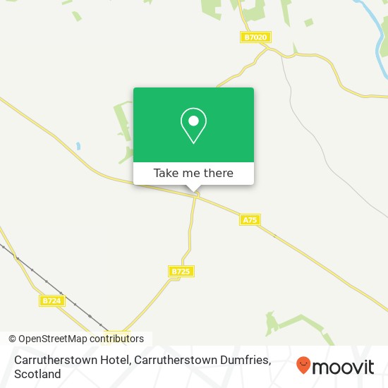 Carrutherstown Hotel, Carrutherstown Dumfries map