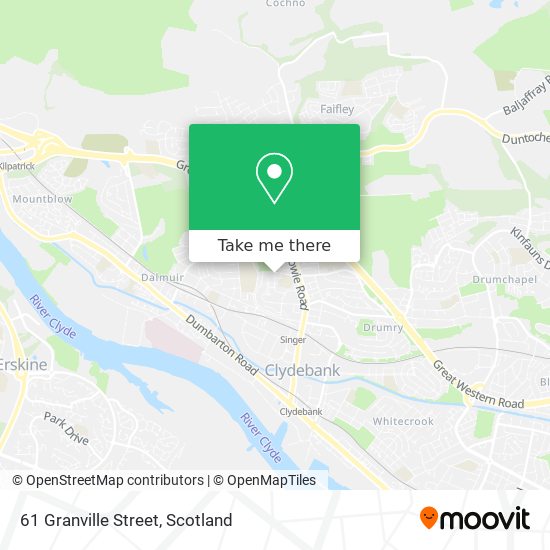 61 Granville Street map