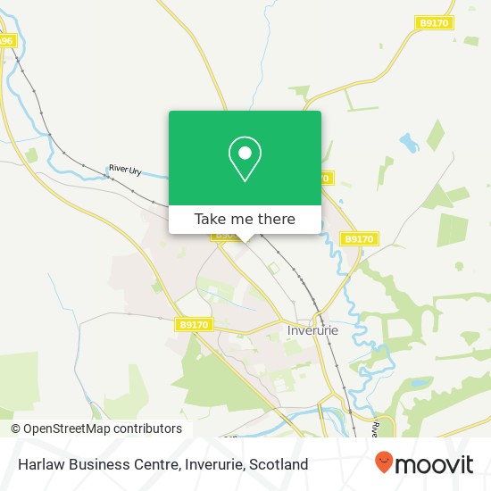 Harlaw Business Centre, Inverurie map