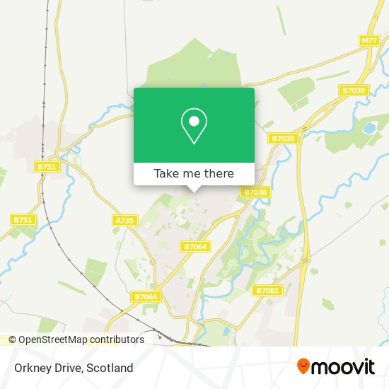 Orkney Drive map