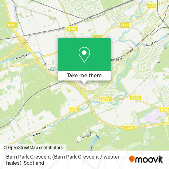 Barn Park Crescent (Barn Park Crescent / wester hailes) map