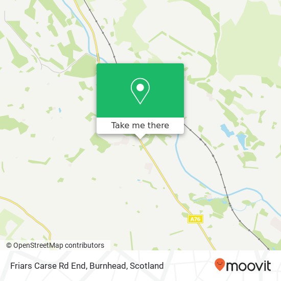 Friars Carse Rd End, Burnhead map