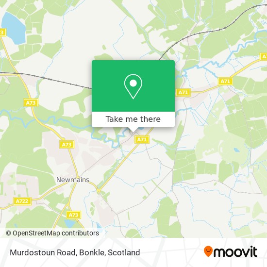 Murdostoun Road, Bonkle map