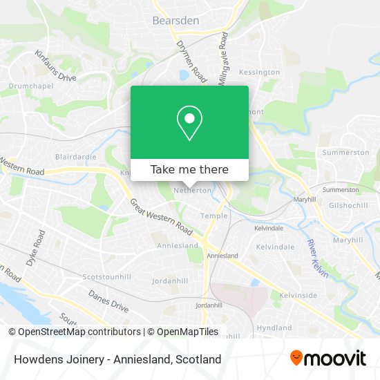 Howdens Joinery - Anniesland map