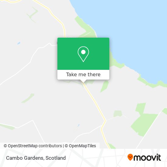 Cambo Gardens map
